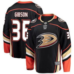 John Gibson Anaheim Ducks Black Alternate Jersey 36