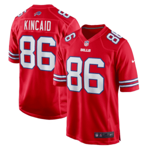 Dalton Kincaid Buffalo Bills Red Alternate Jersey 86
