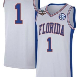 Any Player Custom Florida Gators 2025 NCAA Final Four White Jersey
