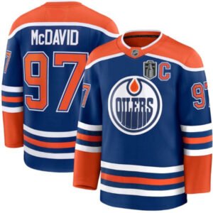 Any Player Custom Edmonton Oilers 2025 Stanley Cup Finals Blue Home Jersey