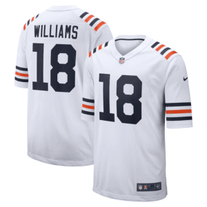 Caleb Williams Chicago Bears White Alternate Game Jersey 18