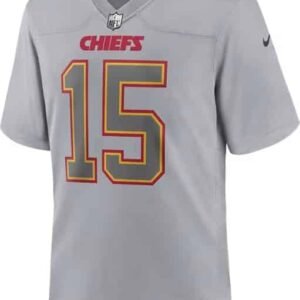 Custom Kansas City Chiefs Gray Alternate Jersey