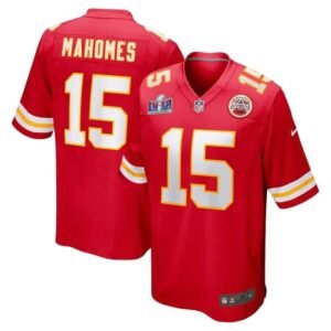 Patrick Mahomes Kansas City Chiefs Super Bowl LVIII Red Jersey 15