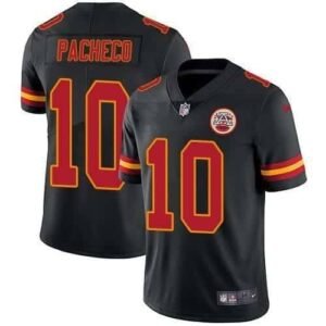 Isiah Pacheco Kansas City Chiefs Black Alternate Jersey 10