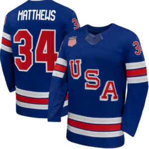 Any Player Custom Team USA 2026 Winter Olympics Blue Home Jersey