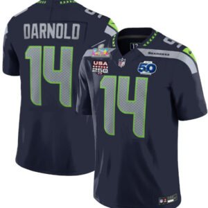 Any Player Custom Seattle Seahawks Blue Super Bowl LX Jersey