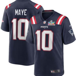 Any Player Custom New England Patriots Blue Super Bowl LX Jersey