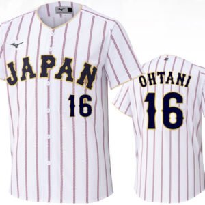 Any Player Custom Samurai Japan 2026 World Baseball Classic Pinstripe Jersey